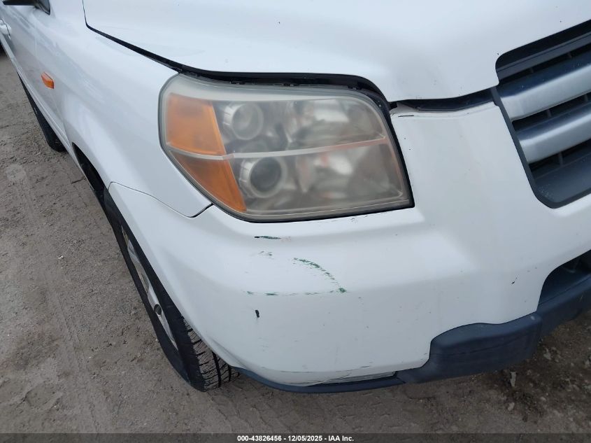 2007 Honda Pilot Ex VIN: 2HKYF18467H540951 Lot: 43826456