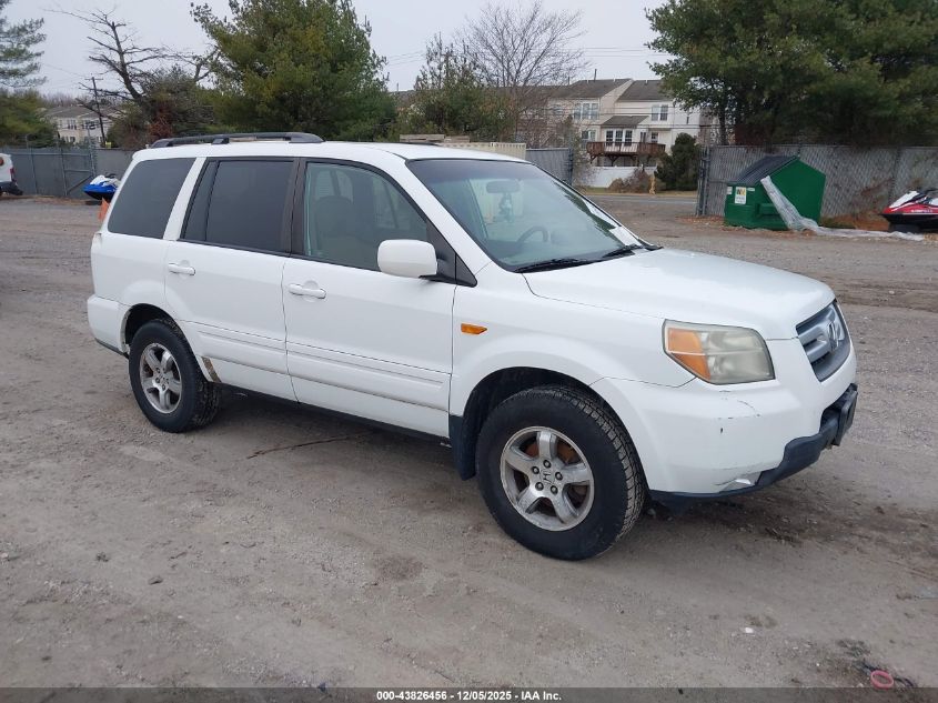 2007 Honda Pilot Ex VIN: 2HKYF18467H540951 Lot: 43826456
