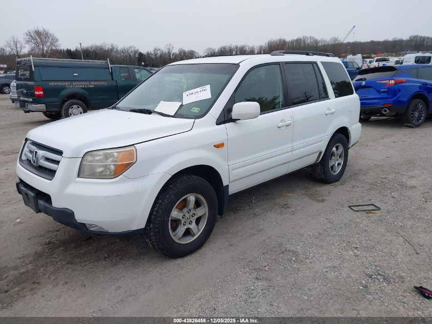 2007 Honda Pilot Ex VIN: 2HKYF18467H540951 Lot: 43826456