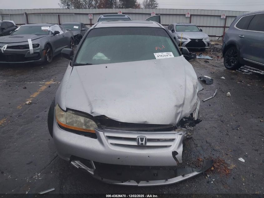 2001 Honda Accord 3.0 Ex VIN: 1HGCG16511A019218 Lot: 43826470
