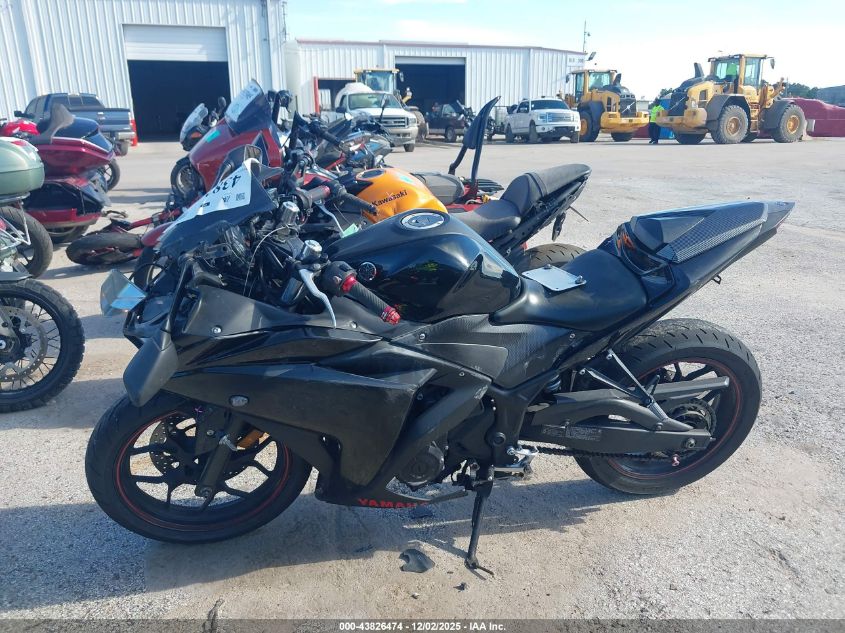 2015 Yamaha Yzfr3 VIN: MH3RH06Y2FK004384 Lot: 43826474