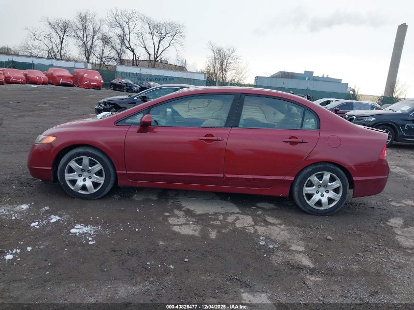 2008 Honda Civic Lx VIN: 1HGFA16558L055846 Lot: 43826477