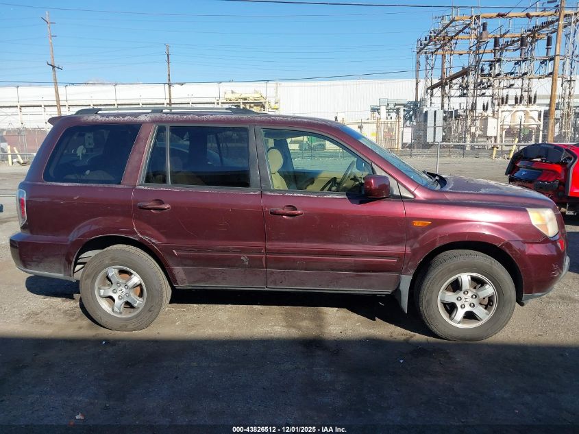 2007 Honda Pilot Ex VIN: 5FNYF284X7B013483 Lot: 43826512
