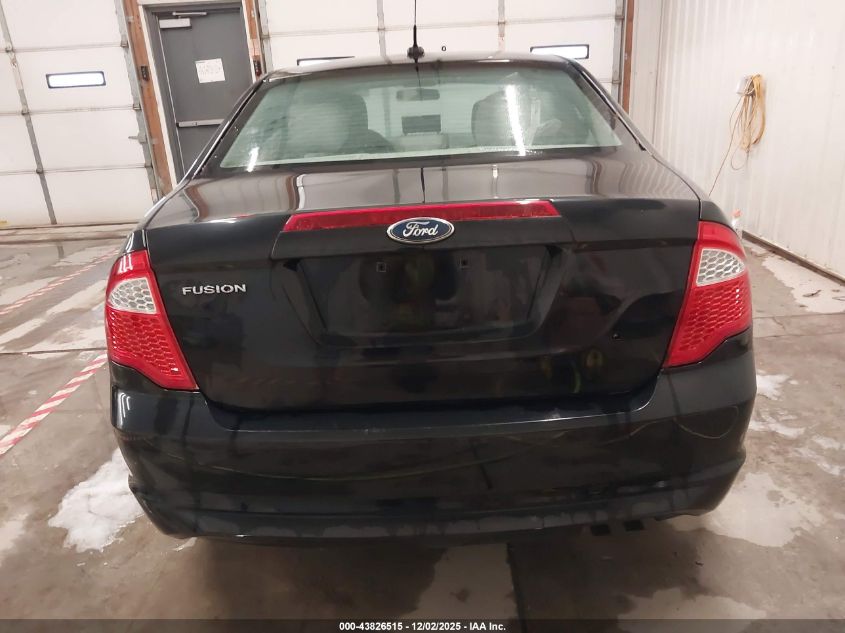 2012 Ford Fusion S VIN: 3FAHP0GA0CR129301 Lot: 43826515