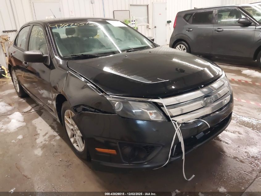 2012 Ford Fusion S VIN: 3FAHP0GA0CR129301 Lot: 43826515