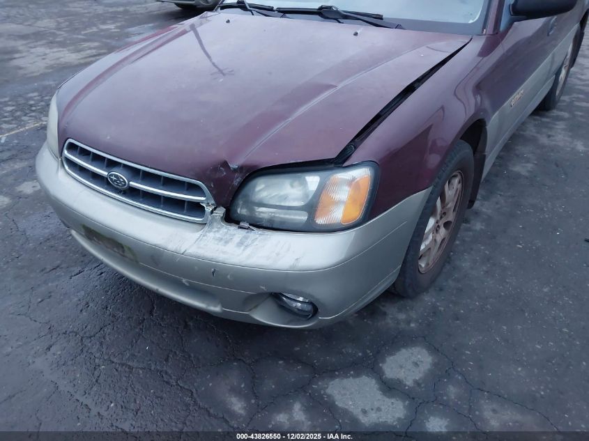 2000 Subaru Outback VIN: 4S3BH6651Y7669064 Lot: 43826550