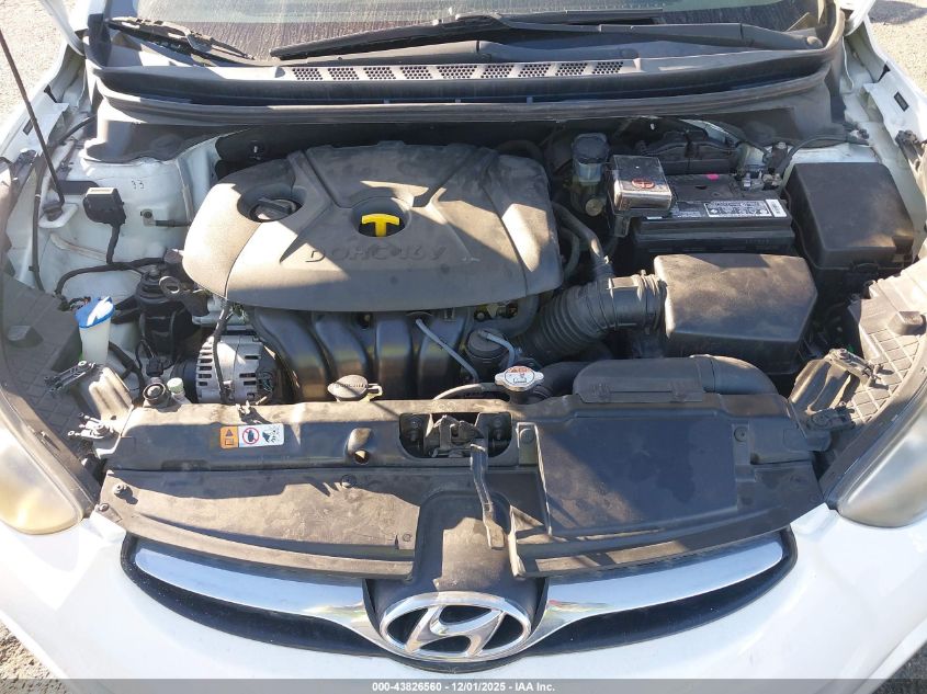 2013 Hyundai Elantra Gls VIN: 5NPDH4AE1DH290169 Lot: 43826560