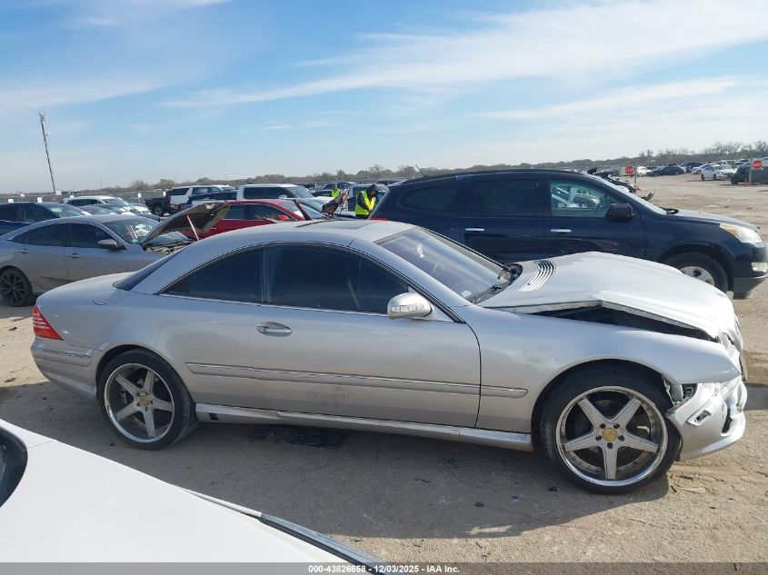 2005 Mercedes-Benz Cl 500 VIN: WDBPJ75J95A043872 Lot: 43826658