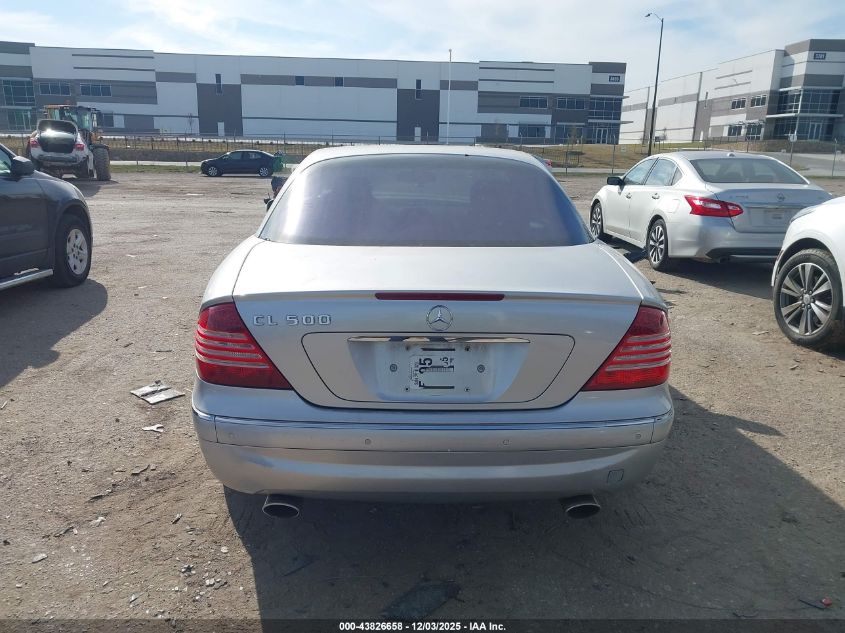 2005 Mercedes-Benz Cl 500 VIN: WDBPJ75J95A043872 Lot: 43826658