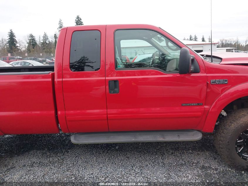 2001 Ford F-250 Lariat/Xl/Xlt VIN: 1FTNX21F81EA69264 Lot: 43826670