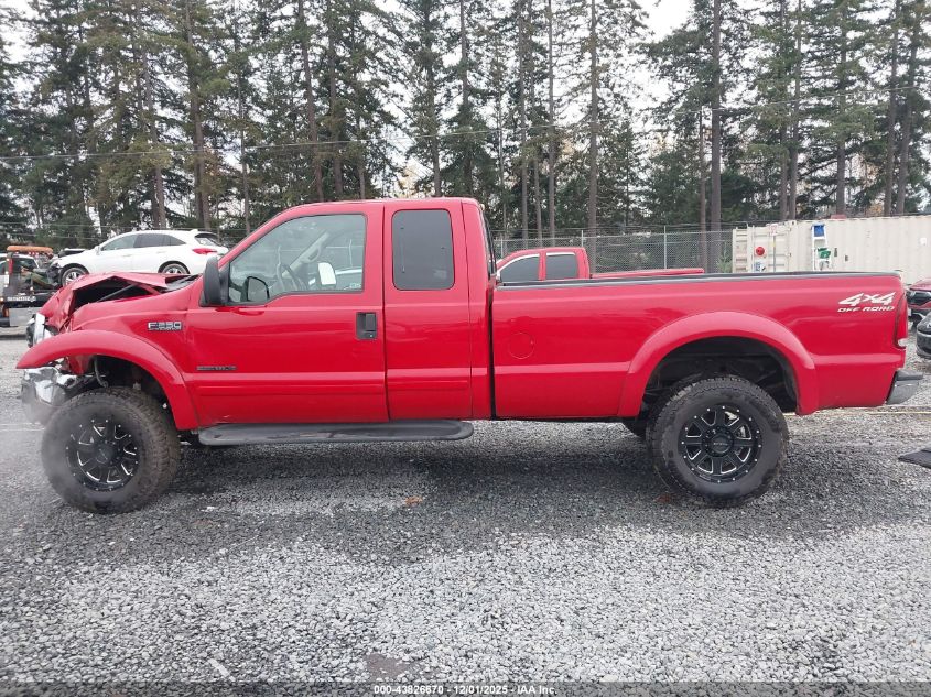 2001 Ford F-250 Lariat/Xl/Xlt VIN: 1FTNX21F81EA69264 Lot: 43826670