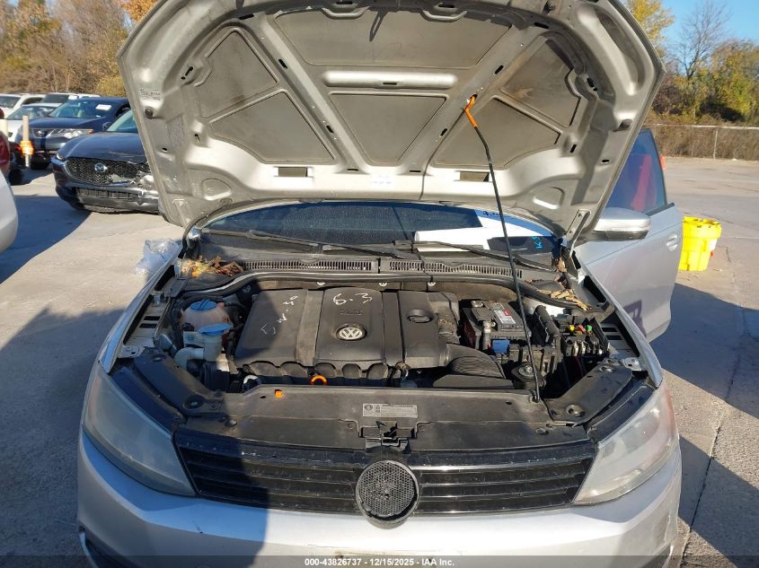 2012 Volkswagen Jetta 2.5L Se VIN: 3VWDX7AJ4CM302516 Lot: 43826737