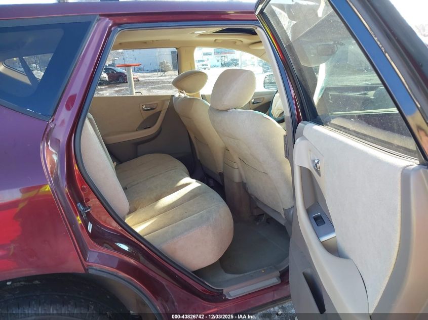 2007 Nissan Murano Sl VIN: JN8AZ08W87W600358 Lot: 43826742
