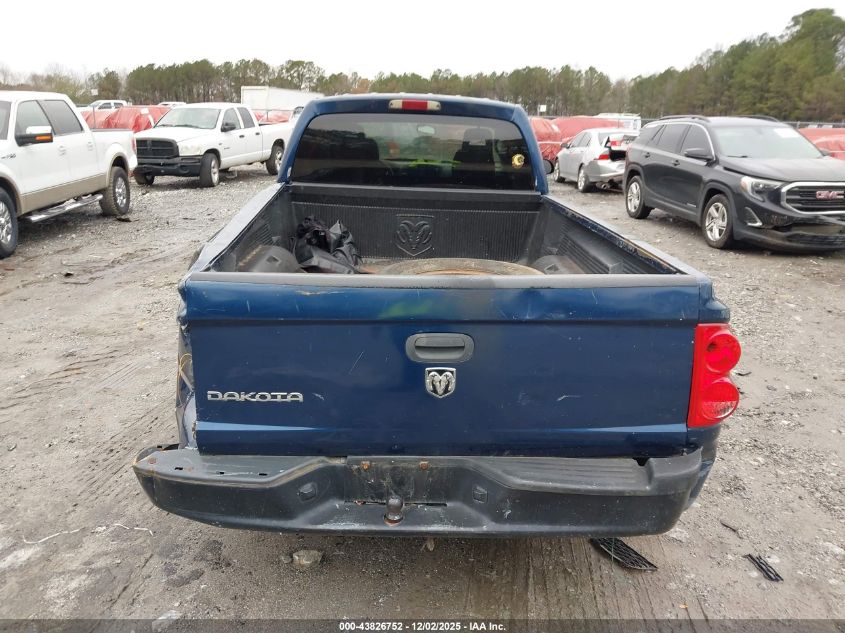 2005 Dodge Dakota St VIN: 1D7HE22K35S151267 Lot: 43826752