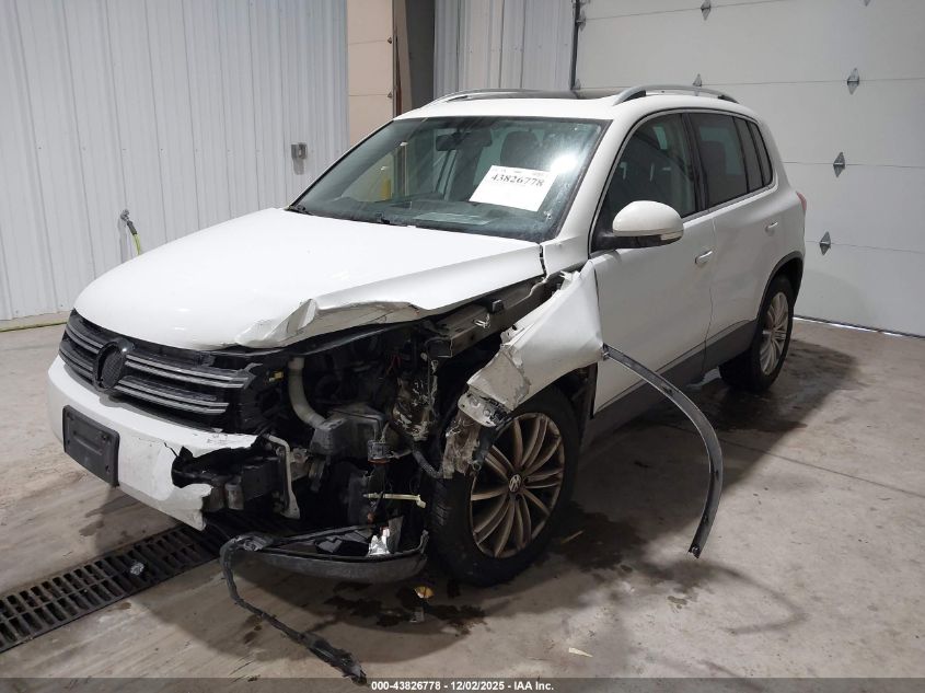 2015 Volkswagen Tiguan Se VIN: WVGBV7AXXFW513109 Lot: 43826778