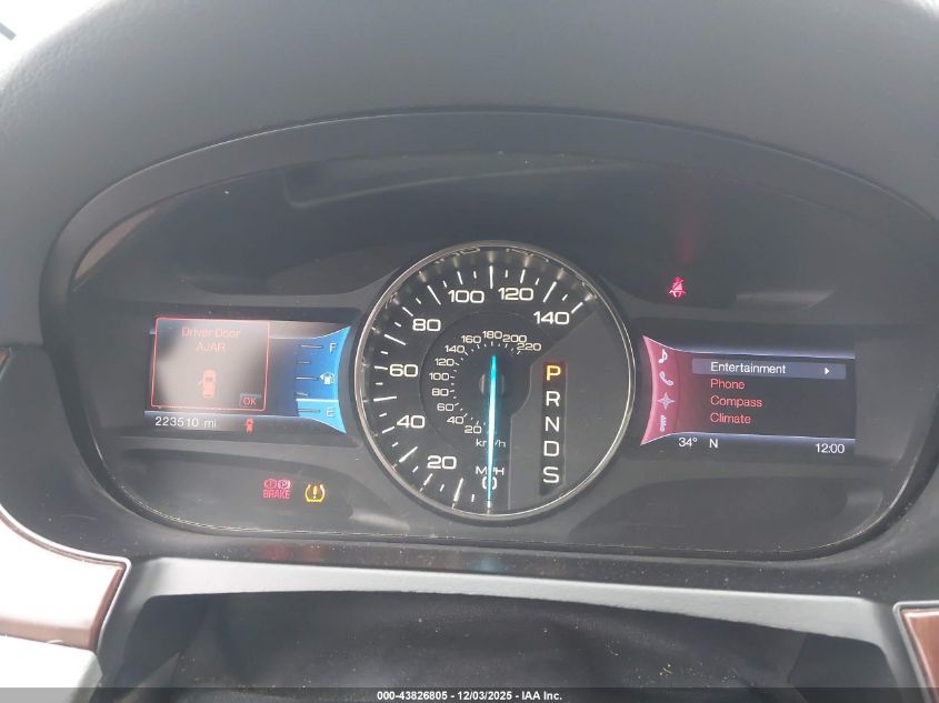 2013 Ford Edge Limited VIN: 2FMDK4KC2DBA14976 Lot: 43826805