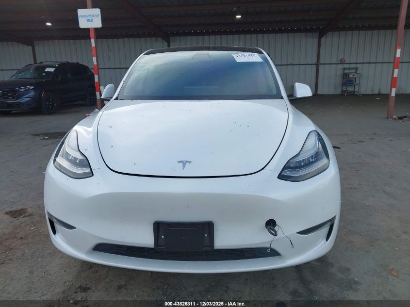 2020 Tesla Model Y Long Range Dual Motor All-Wheel Drive VIN: 5YJYGDEE6LF048473 Lot: 43826811
