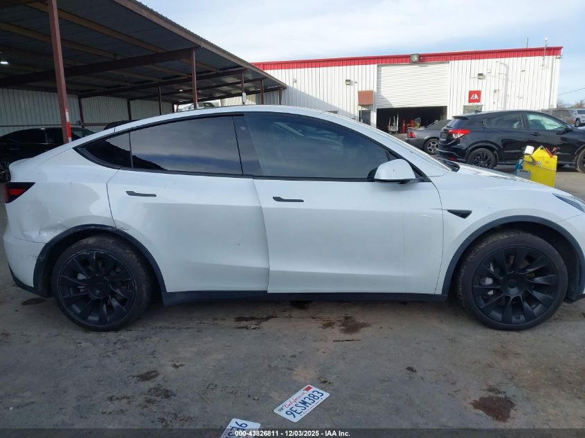 2020 Tesla Model Y Long Range Dual Motor All-Wheel Drive VIN: 5YJYGDEE6LF048473 Lot: 43826811