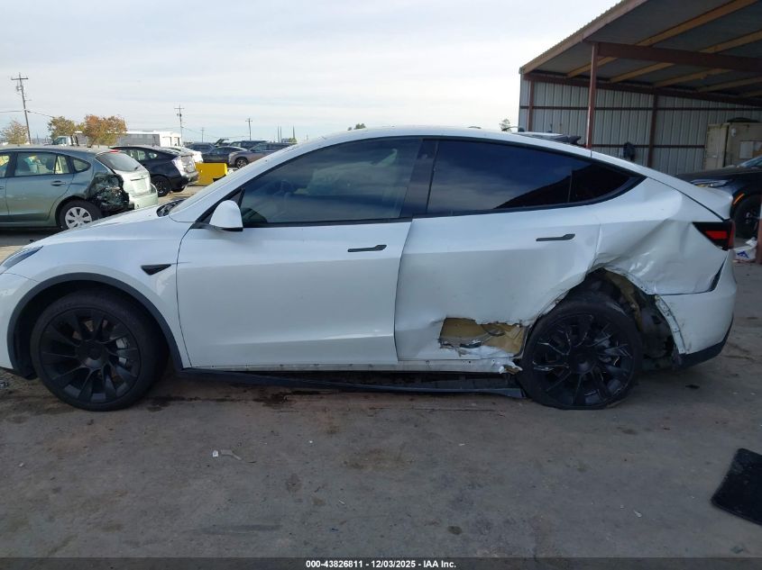 2020 Tesla Model Y Long Range Dual Motor All-Wheel Drive VIN: 5YJYGDEE6LF048473 Lot: 43826811