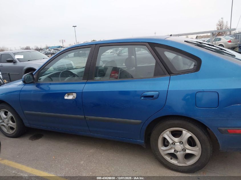 2005 Hyundai Elantra Gls/Gt VIN: KMHDN56D35U176921 Lot: 43826838