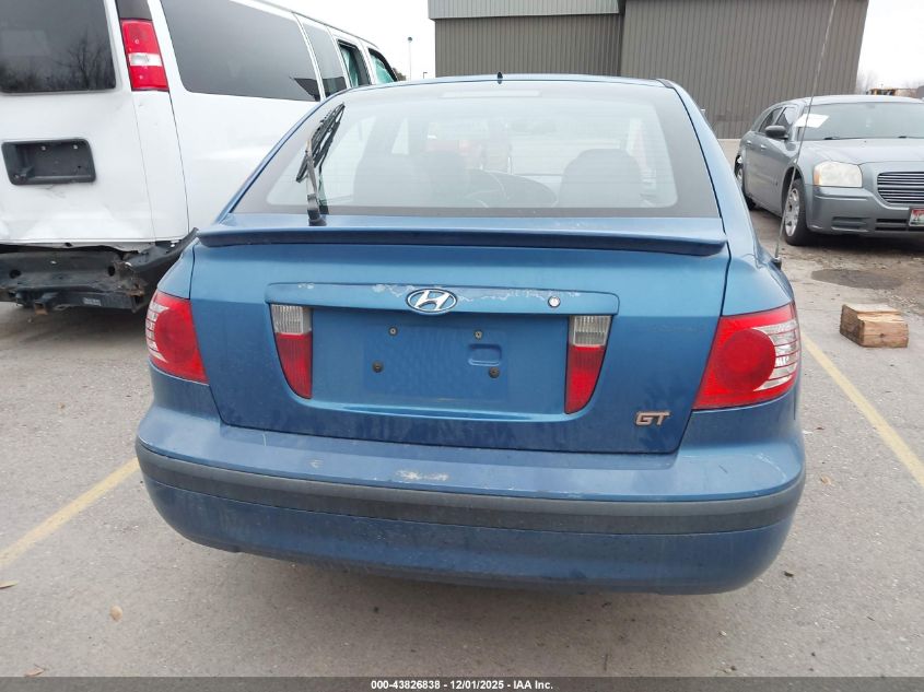 2005 Hyundai Elantra Gls/Gt VIN: KMHDN56D35U176921 Lot: 43826838