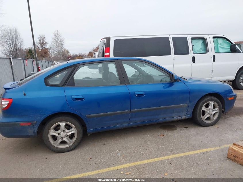 2005 Hyundai Elantra Gls/Gt VIN: KMHDN56D35U176921 Lot: 43826838