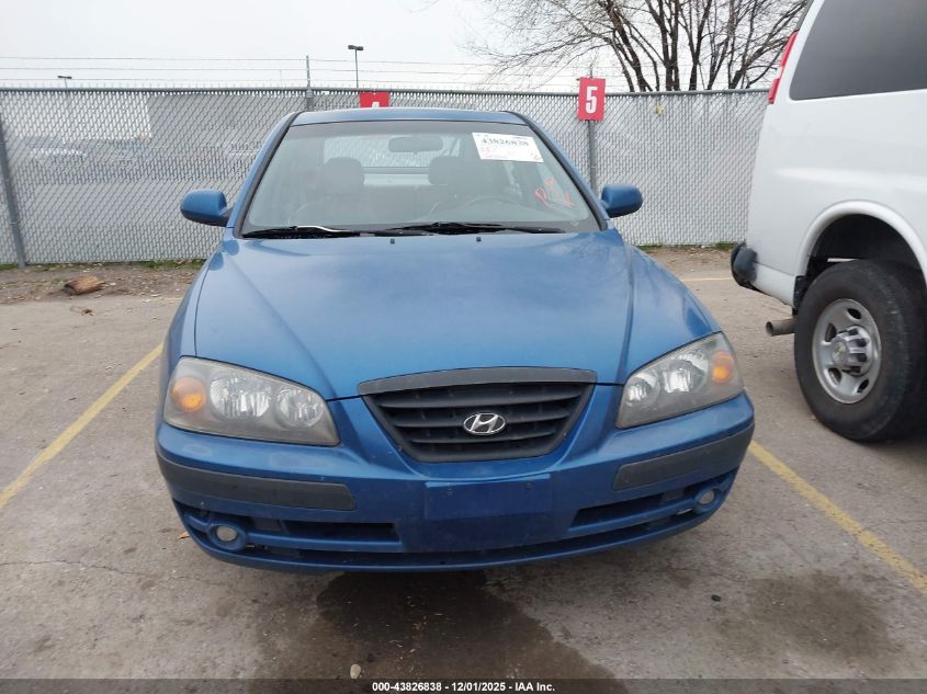 2005 Hyundai Elantra Gls/Gt VIN: KMHDN56D35U176921 Lot: 43826838