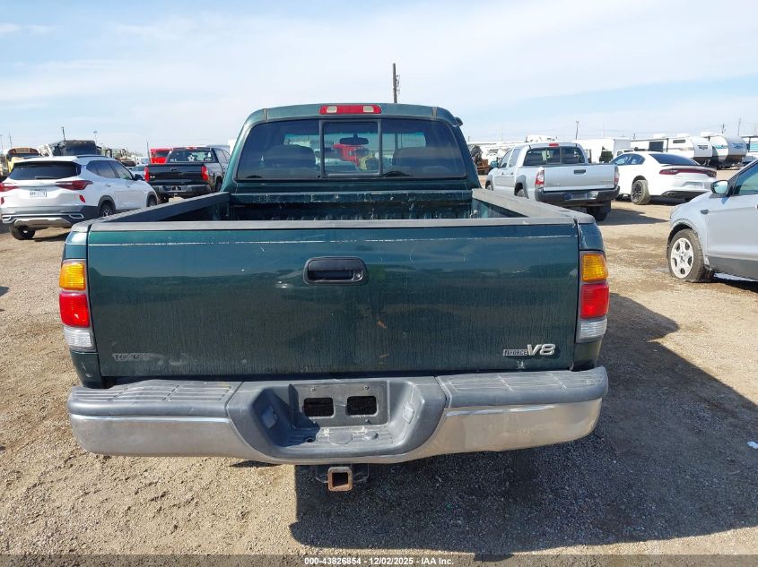 2001 Toyota Tundra Sr5 V8 VIN: 5TBRT34161S181177 Lot: 43826854