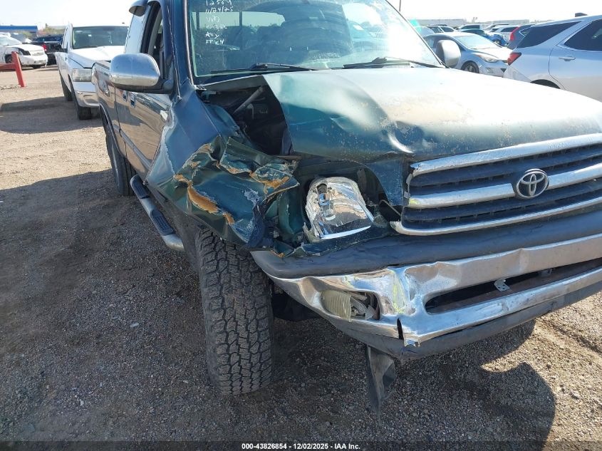 2001 Toyota Tundra Sr5 V8 VIN: 5TBRT34161S181177 Lot: 43826854