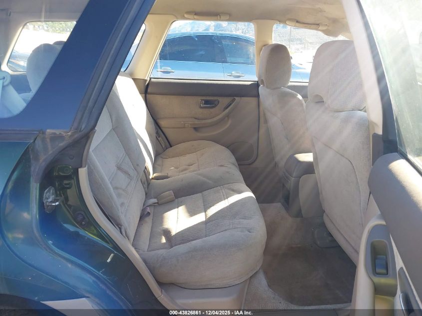 2000 Subaru Outback VIN: 4S3BH665XY7620588 Lot: 43826861