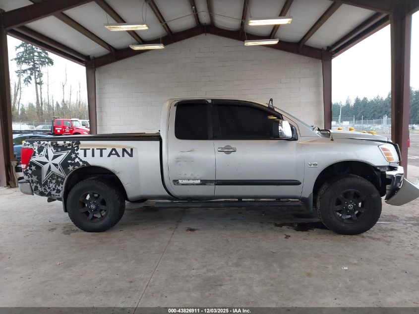 2004 Nissan Titan Se VIN: 1N6AA06B44N550852 Lot: 43826911