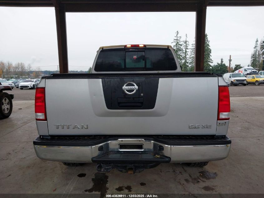 2004 Nissan Titan Se VIN: 1N6AA06B44N550852 Lot: 43826911