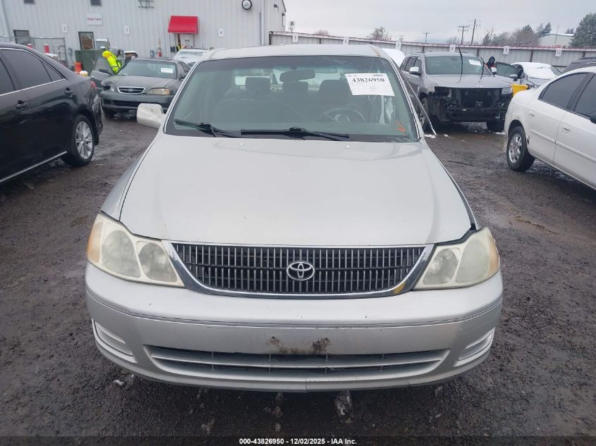 2002 Toyota Avalon Xl VIN: 4T1BF28B42U222895 Lot: 43826950