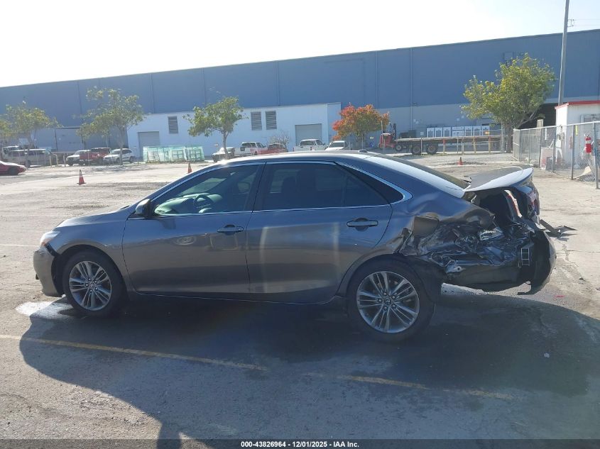 2016 Toyota Camry Se VIN: 4T1BF1FK5GU594640 Lot: 43826964