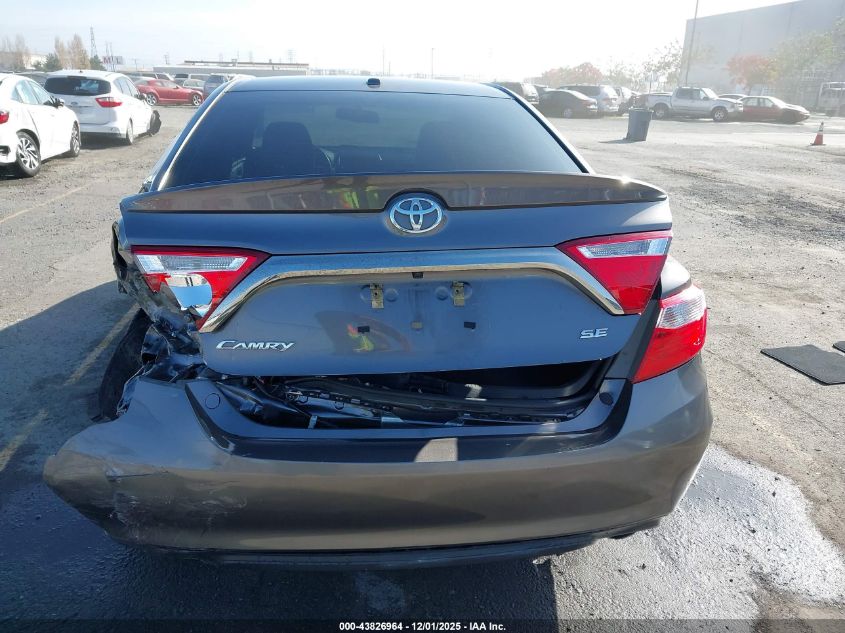 2016 Toyota Camry Se VIN: 4T1BF1FK5GU594640 Lot: 43826964
