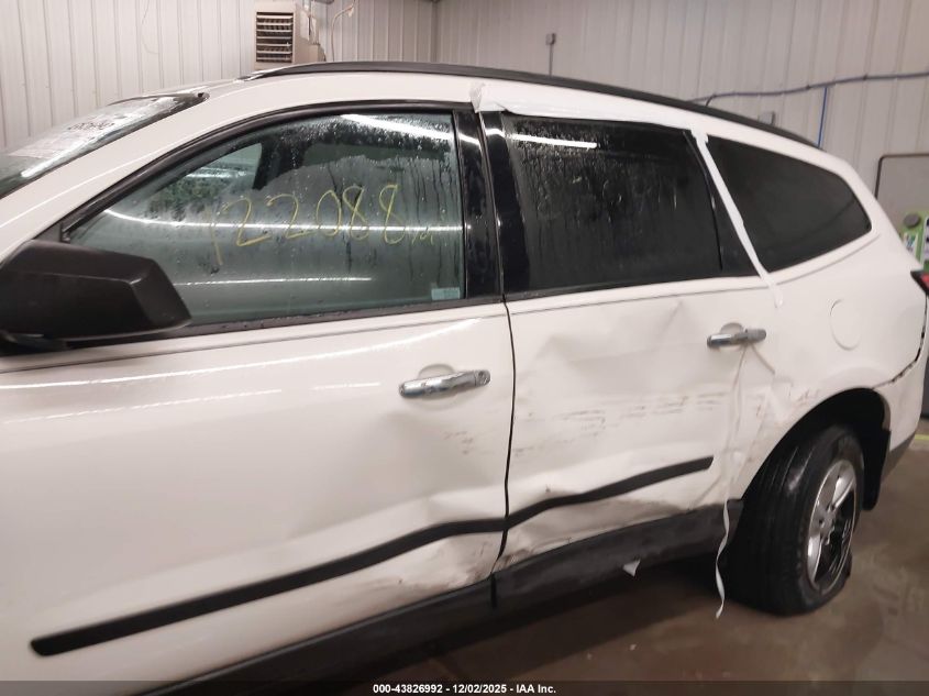 2015 Chevrolet Traverse Ls VIN: 1GNKRFKD2FJ276711 Lot: 43826992
