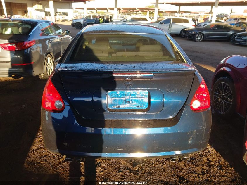 2008 Nissan Maxima 3.5 Se VIN: 1N4BA41E98C802988 Lot: 43826998