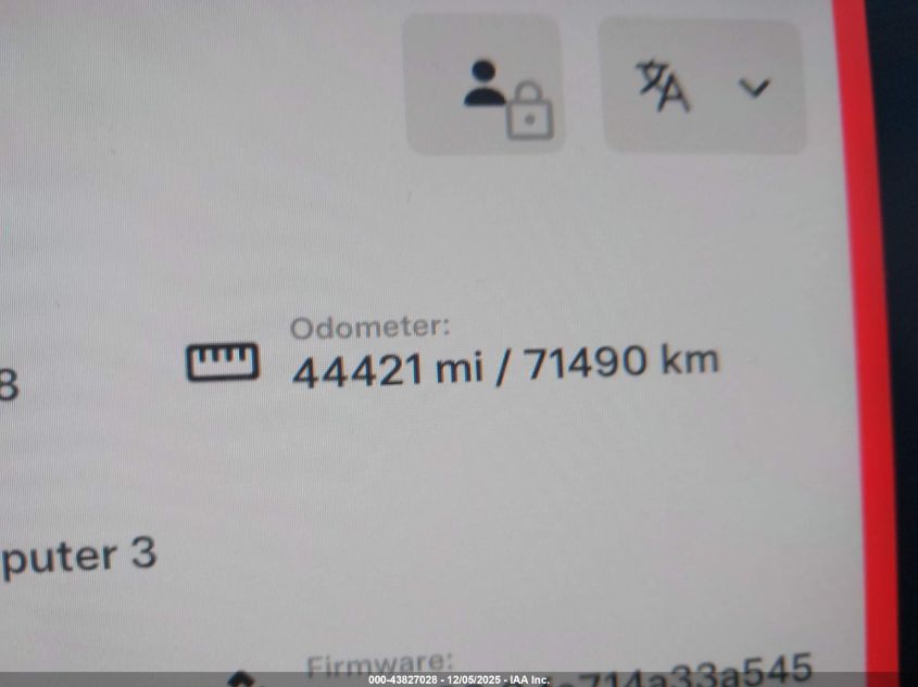 2023 Tesla Model Y Awd/Long Range Dual Motor All-Wheel Drive VIN: 7SAYGDEE5PF643078 Lot: 43827028