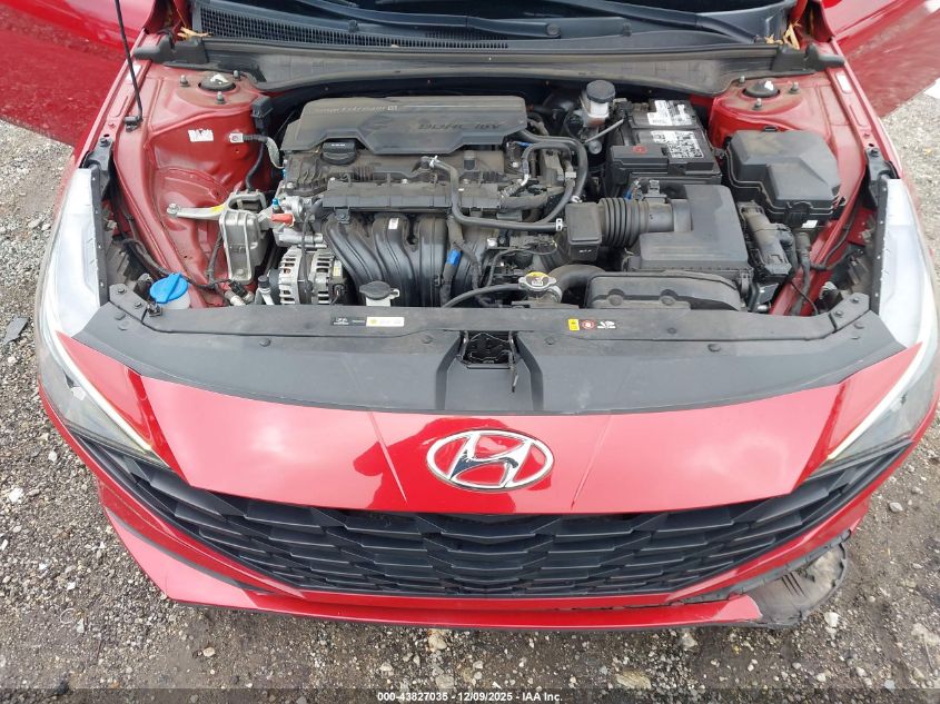 2022 Hyundai Elantra Se VIN: KMHLL4AG6NU307918 Lot: 43827035