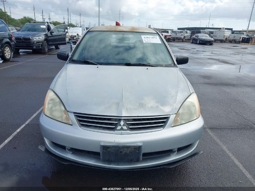 2006 Mitsubishi Lancer Es/Se VIN: JA3AJ26E16U028986 Lot: 43827051
