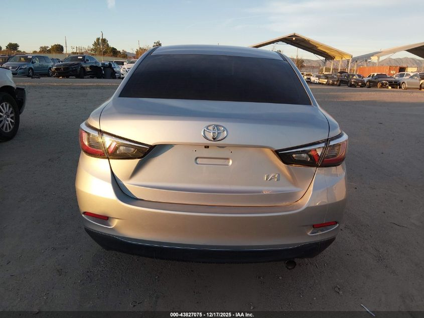2017 Toyota Yaris Ia VIN: 3MYDLBYV6HY189468 Lot: 43827075