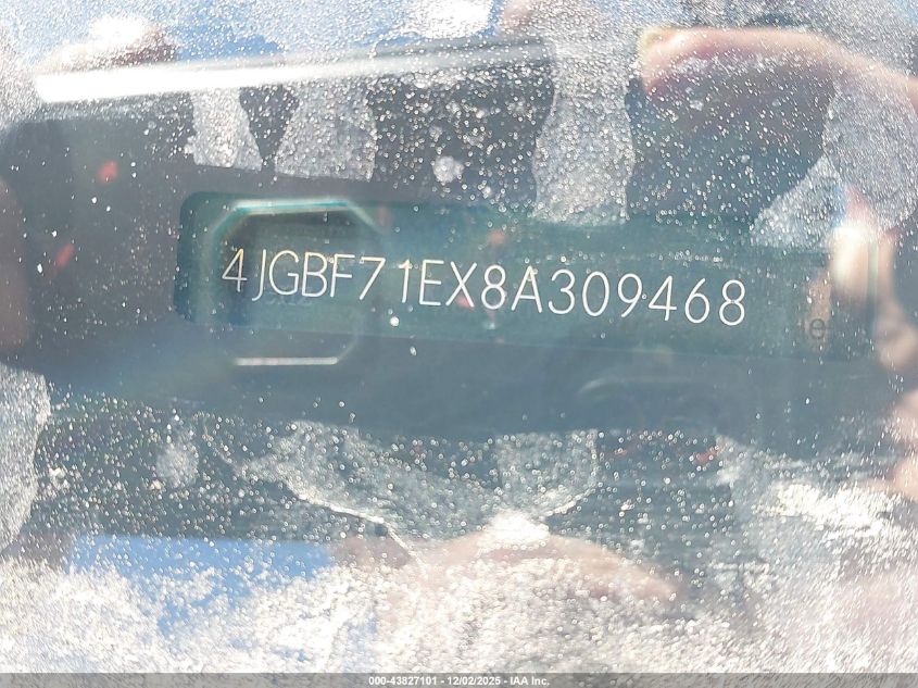 2008 Mercedes-Benz Gl 450 4Matic VIN: 4JGBF71EX8A309468 Lot: 43827101