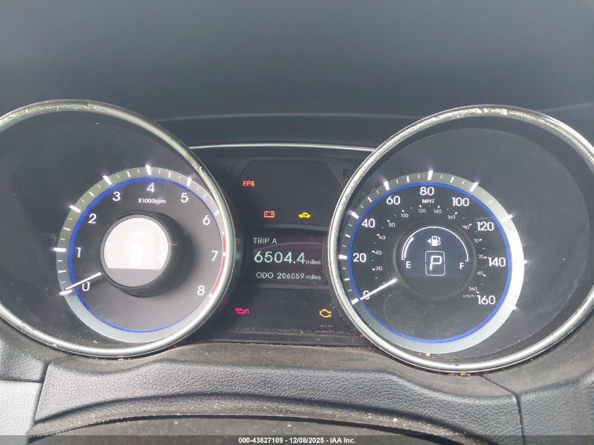 2011 Hyundai Sonata Limited VIN: 5NPEC4AC6BH001222 Lot: 43827109