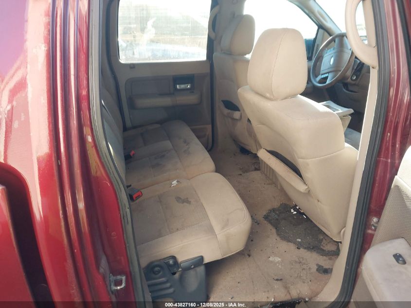 2006 Ford F-150 Xlt VIN: 1FTRW12W56KB76066 Lot: 43827160