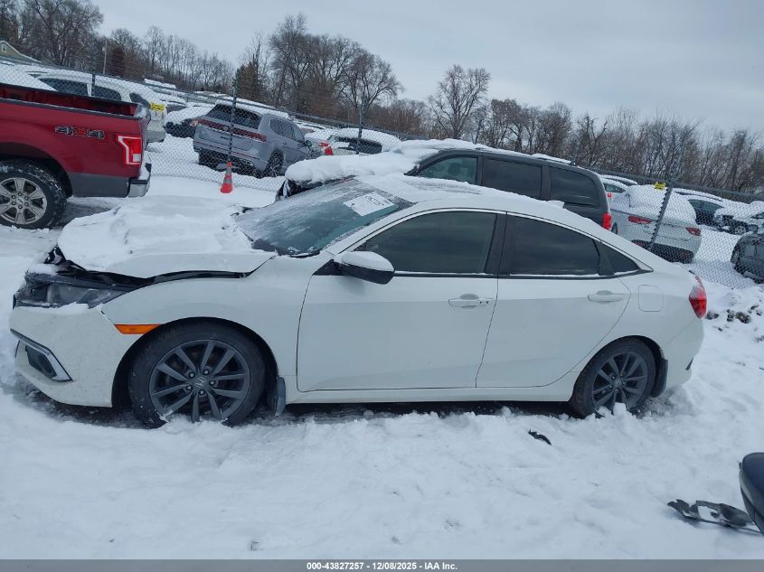 2019 Honda Civic Ex VIN: JHMFC1F32KX001510 Lot: 43827257