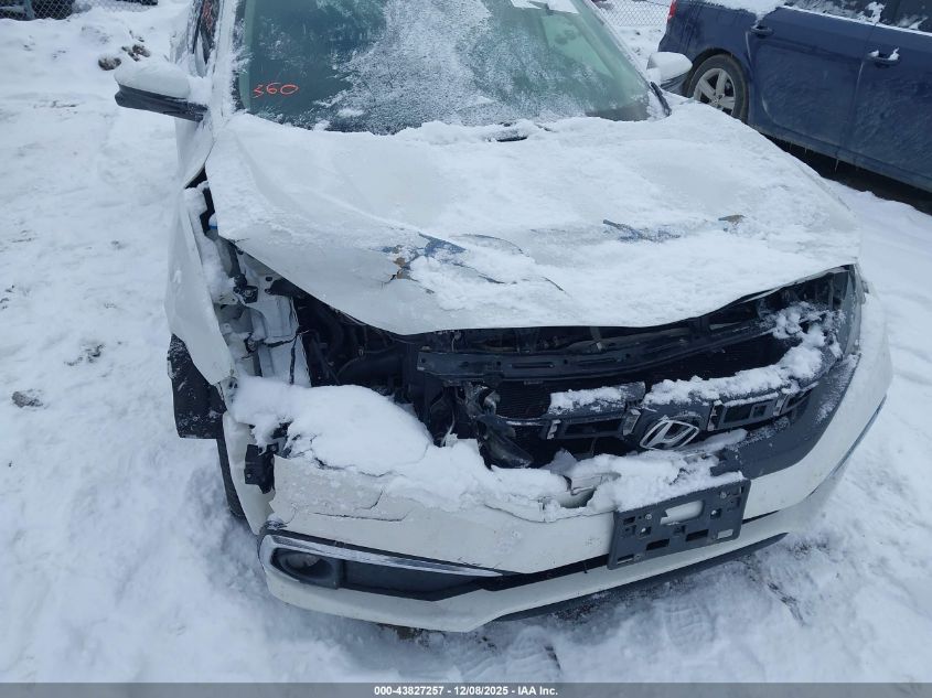 2019 Honda Civic Ex VIN: JHMFC1F32KX001510 Lot: 43827257