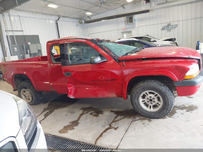 2001 Dodge Dakota Slt/Sport VIN: 1B7GG22X31S107758 Lot: 43827297