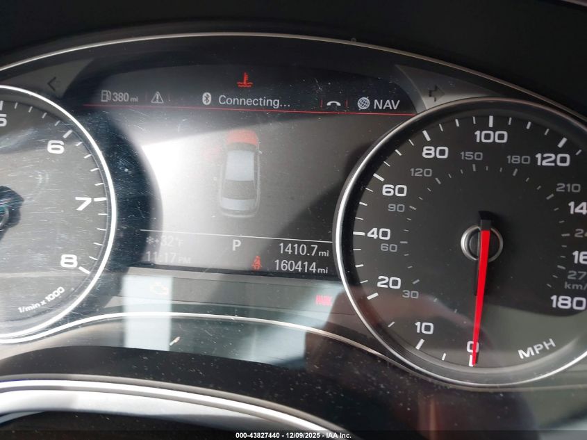 2012 Audi A6 3.0 Premium VIN: WAUGGAFC6CN135246 Lot: 43827440