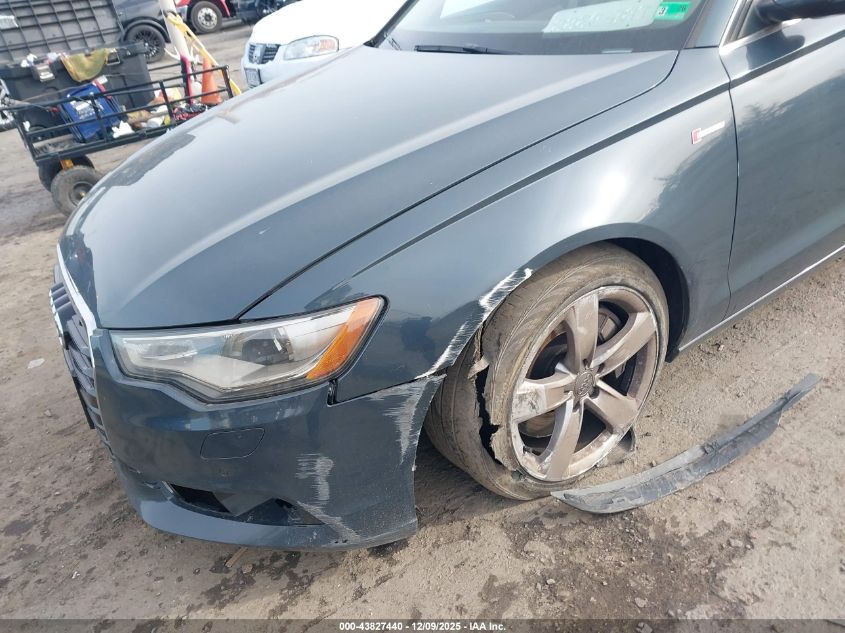 2012 Audi A6 3.0 Premium VIN: WAUGGAFC6CN135246 Lot: 43827440