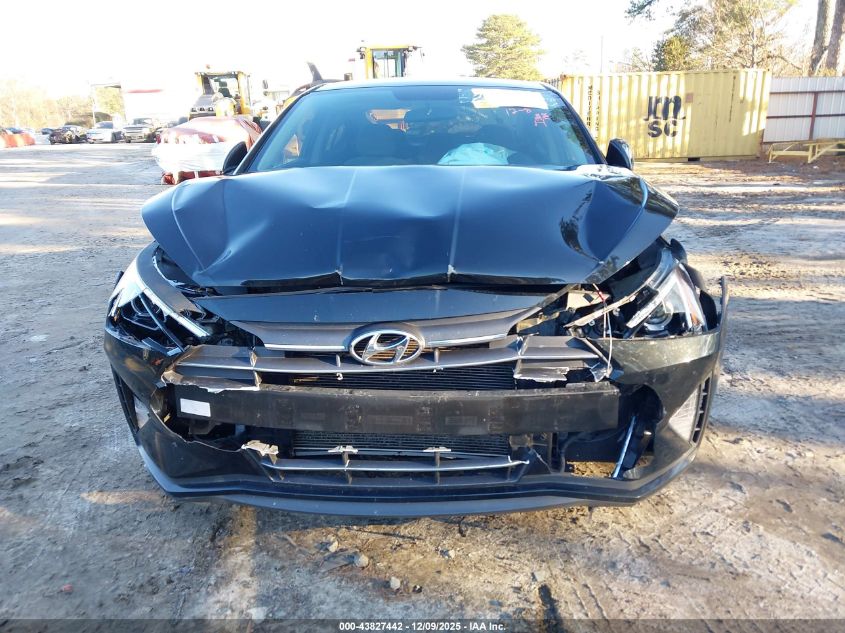 2019 Hyundai Elantra Se VIN: 5NPD74LF4KH433637 Lot: 43827442